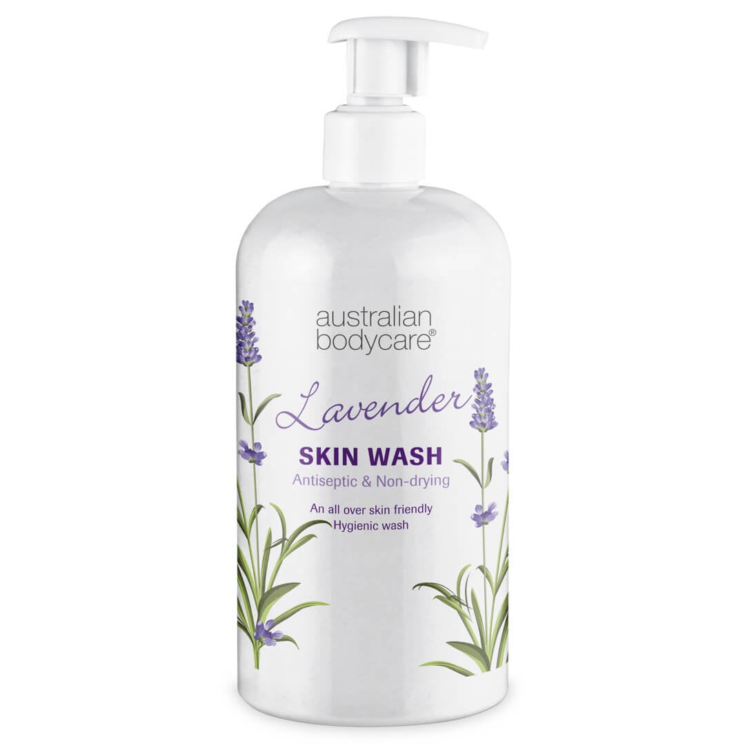 Professionelle Lavender Skin Wash - Professionell Duschgel mit Teebaumöl und Lavendel für die tägliche Körperreinigung