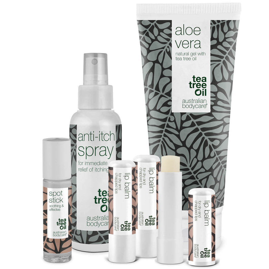 Sommerprodukte - Produkte zur Pflege bei Sonnenbrand oder anderen Hautproblemen