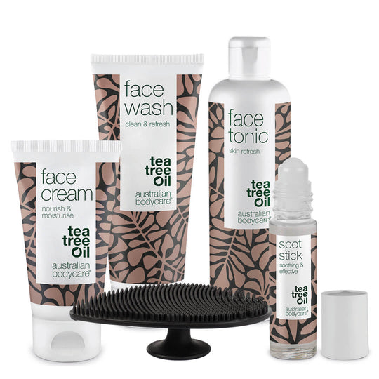 Gesichtsset mit Gesichtsreinigungsbürste - 5er Pack für die tägliche Reinigung von unreiner Haut